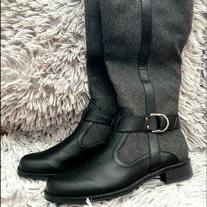 Aerosoles boots. New with box. Black /Grey wool 10.5W never worn